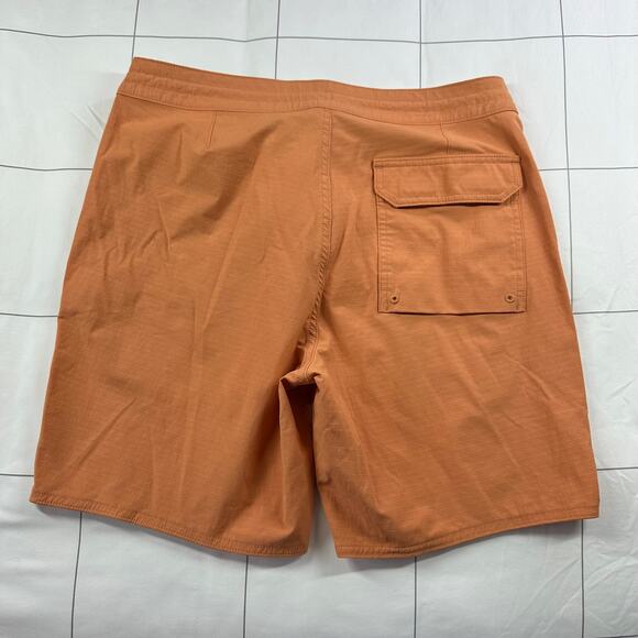 Patagonia Shorts Mens 31 Orange Home Waters Hybrid Athletic Ripstop Beach Active - Picture 2 of 12
